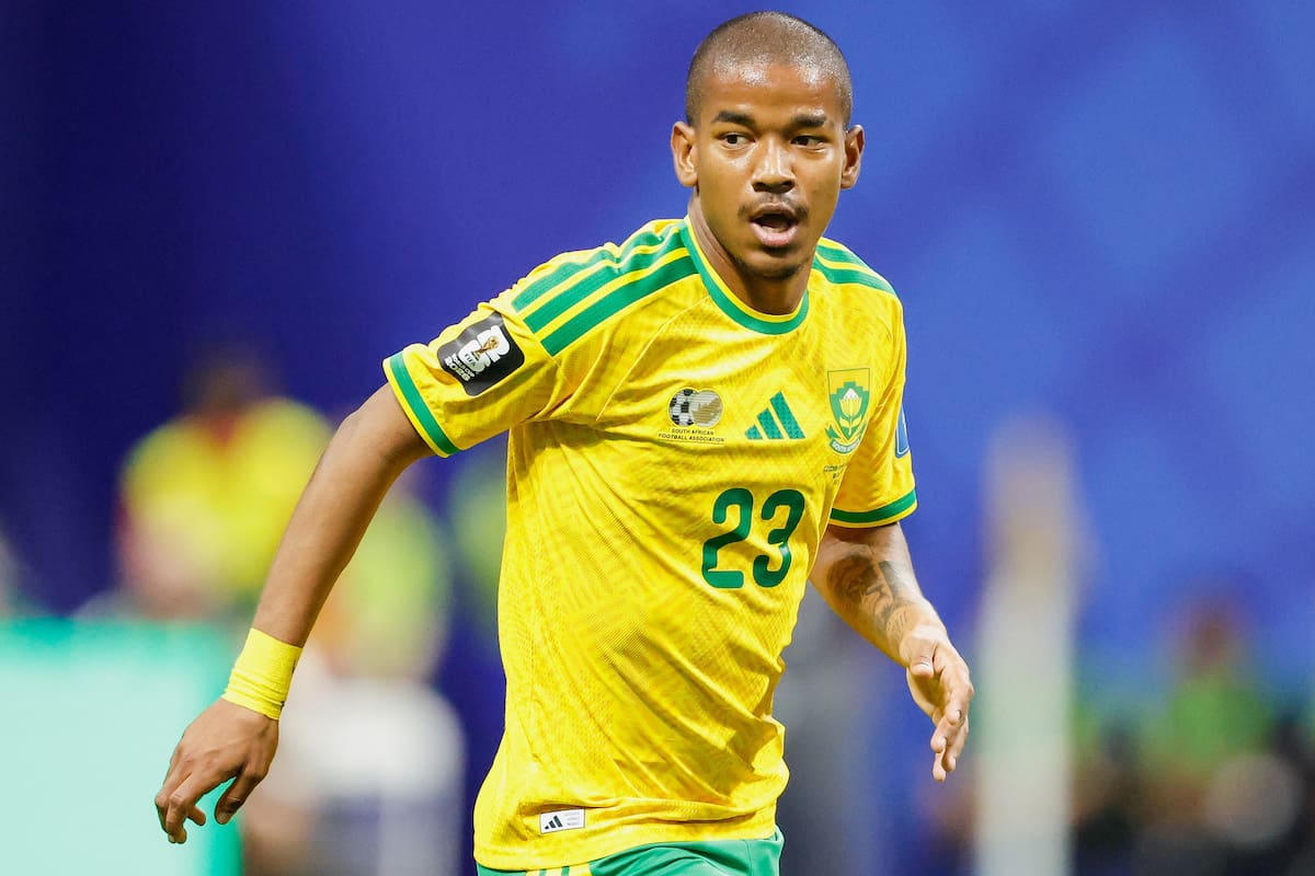 El mediocampista Jayden Adams disputó con Sudáfrica el Mundial de 2026. //Foto, AP: Stew Milne, archivo