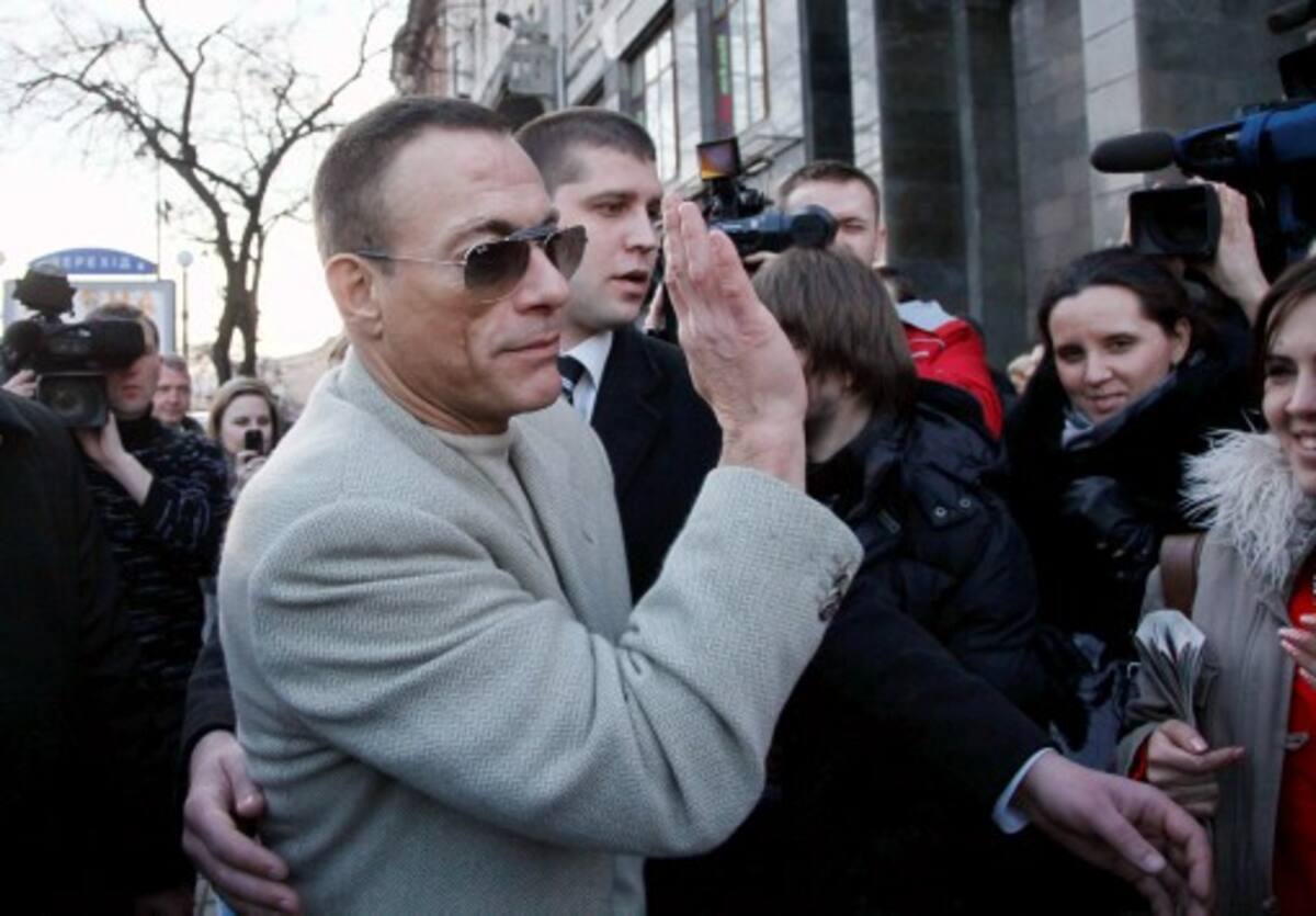 Jean Claude Van Damme, actor belga. //Archivo AP