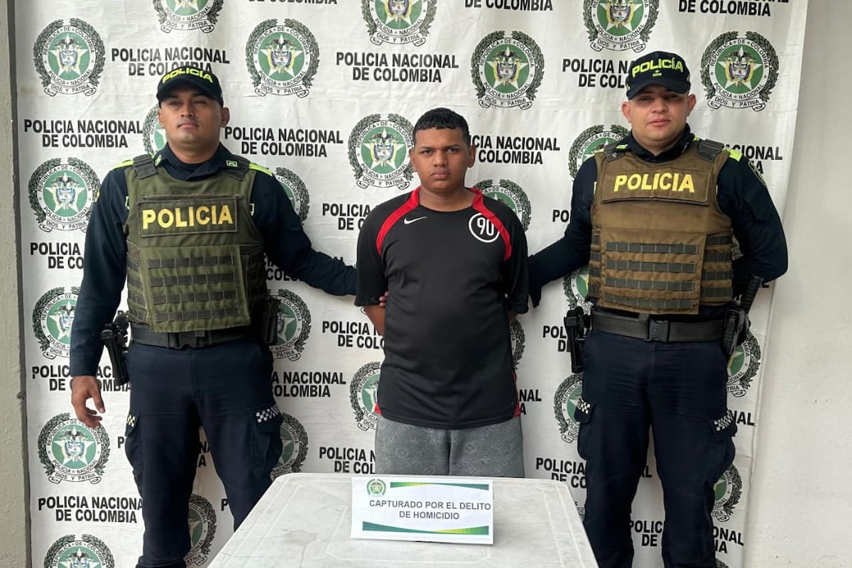 Cayó joven, de 18 años, señalado de asesinar a Yeison Acevedo en un parque de Magangué