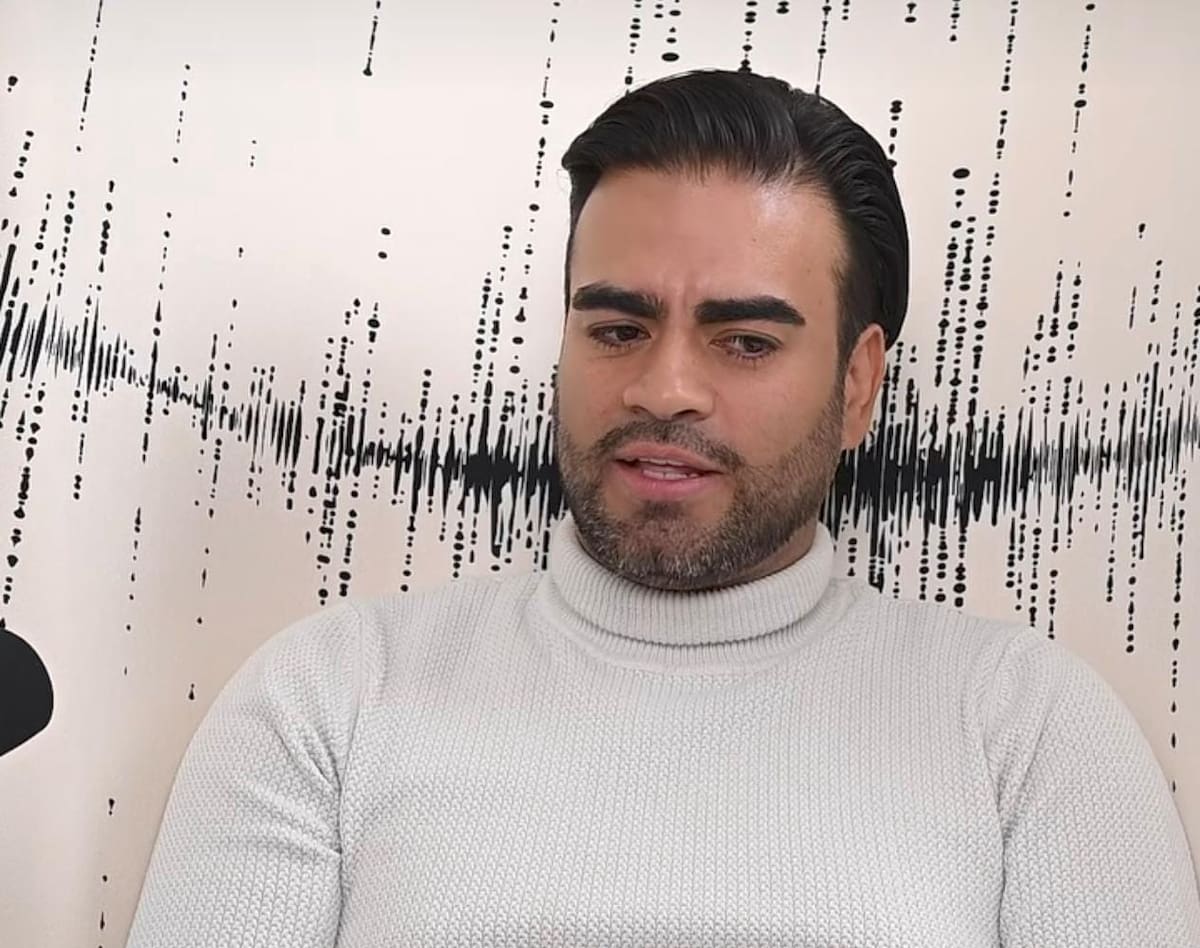 Jeisson Rosas, el terapeuta que atendía a la empresaria colombiana Zulma Guzmán. // Foto: captura de video del podcast La Lupa.