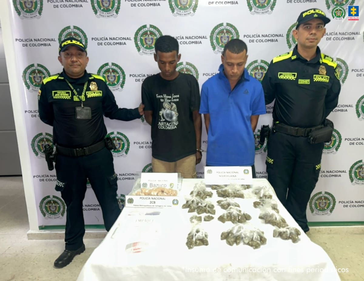 Jennry José Angulo Payares y Andrés Felipe Blanquicet Muñoz, judicializados.