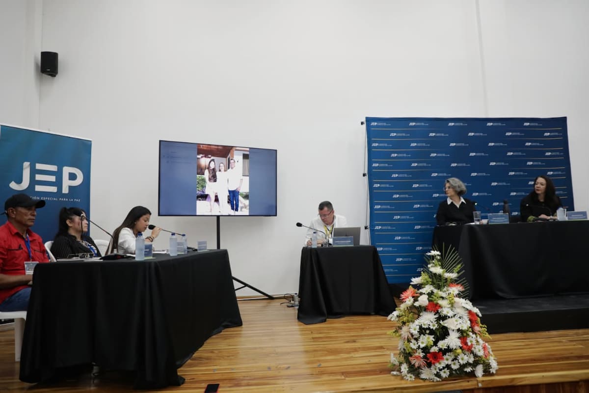 Hubo varias personas que hablaron cuando fueron secuestradas por las ex-Farc Bloque Caribe. // Foto: Cortesía - JEP.