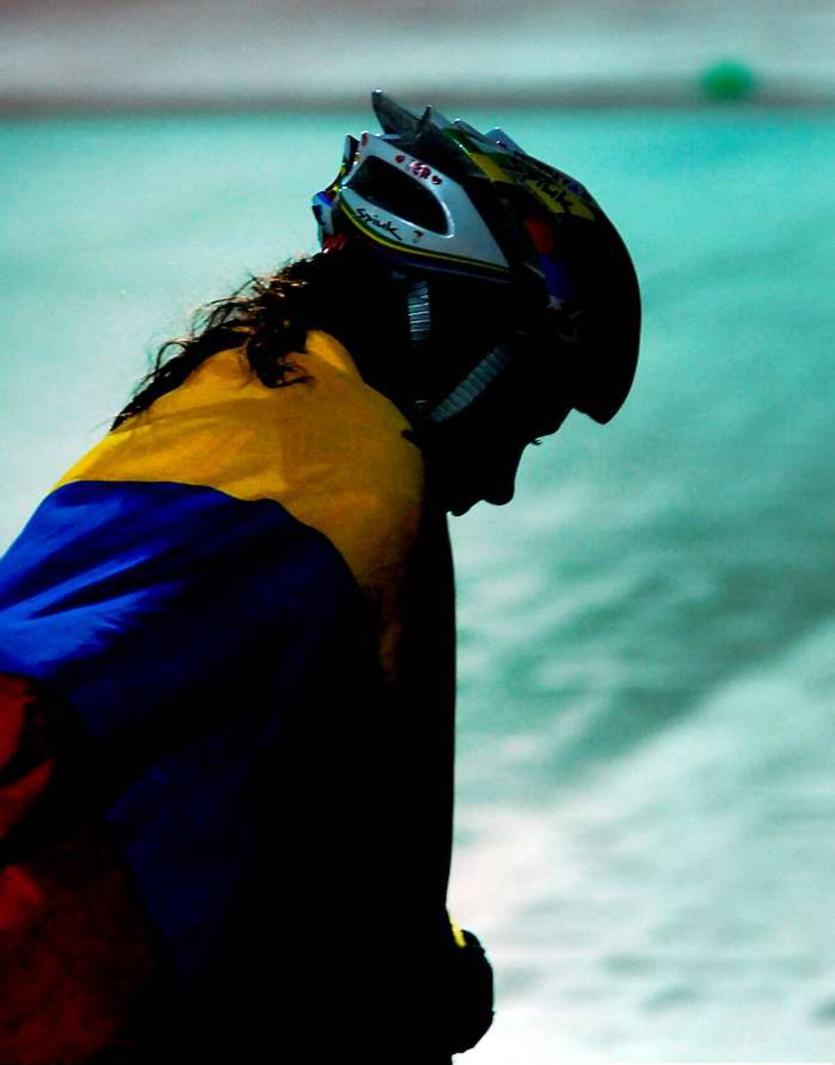 La patinadora Jersy Puello, oro para Colombia. COLPRENSA