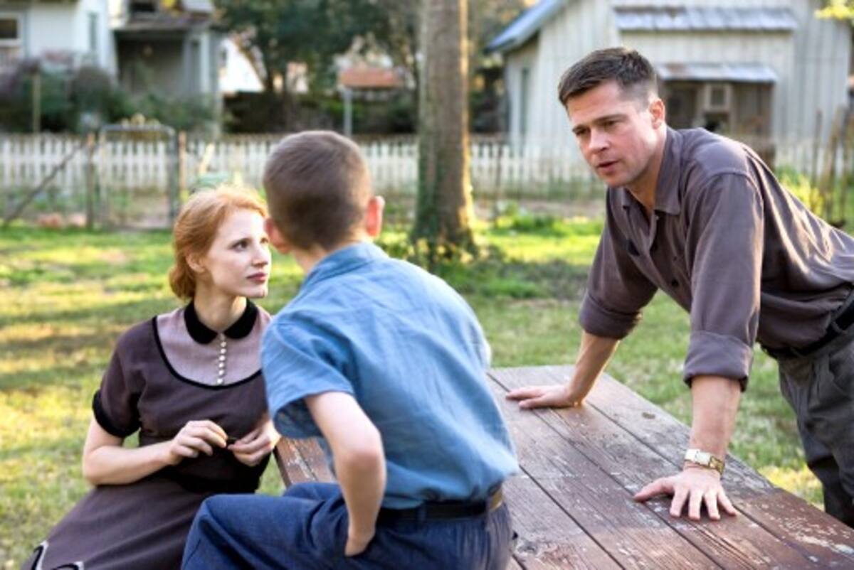 En esta escena "The Tree of Life" aparecen Jessica Chastain, Tye Sheridan, y Brad Pitt. Merie Wallace - AP