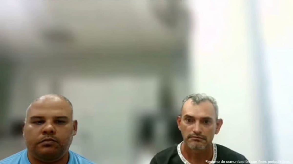 Jesús Alberto Hernández Morales y Kelvis Daniel Sequeria Delgado. // Foto: captura de pantalla