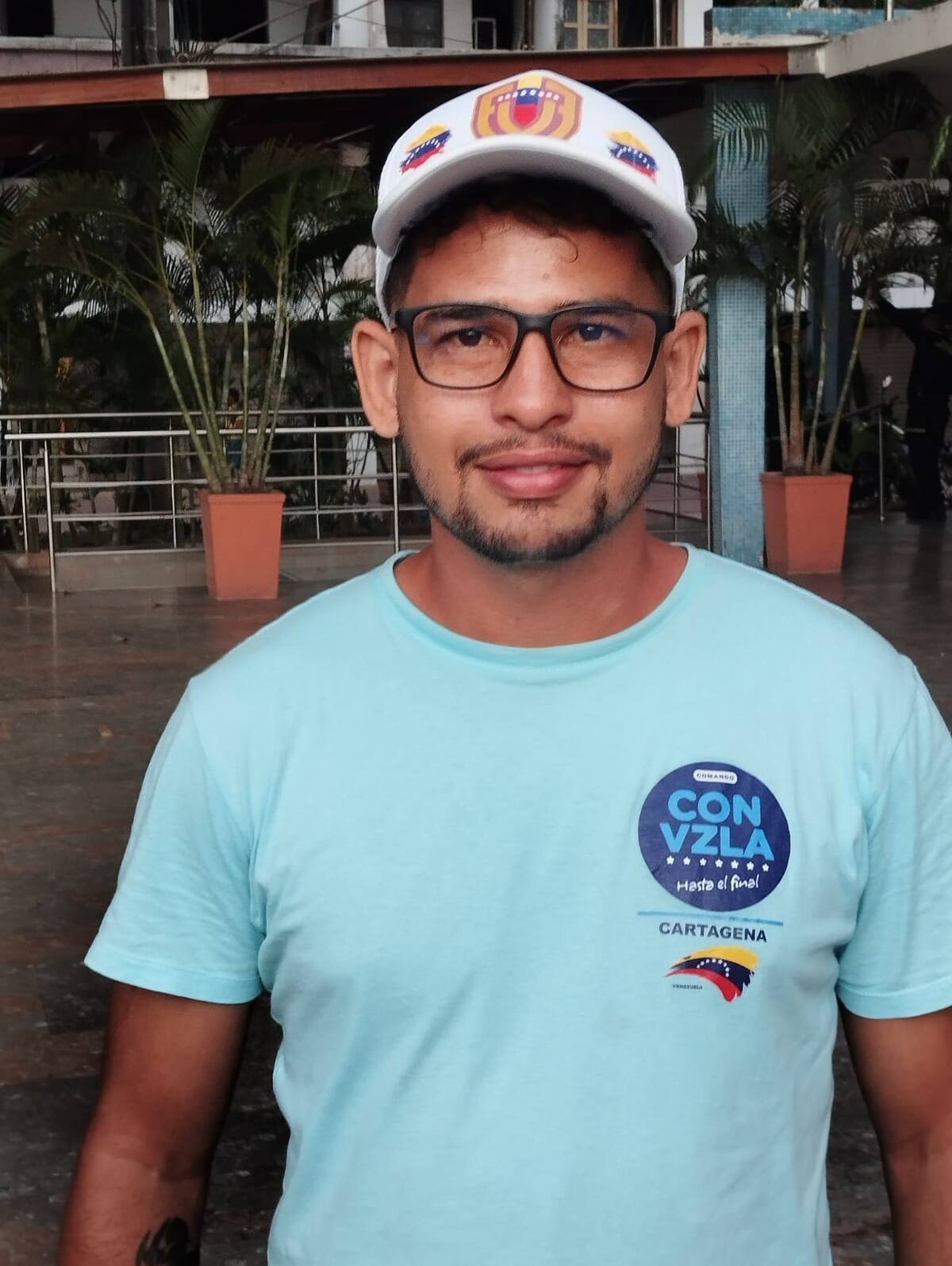 Jesús Serbén, migrante venezolano en Cartagena.//Foto: Oscar Diaz Acosta - El Universal