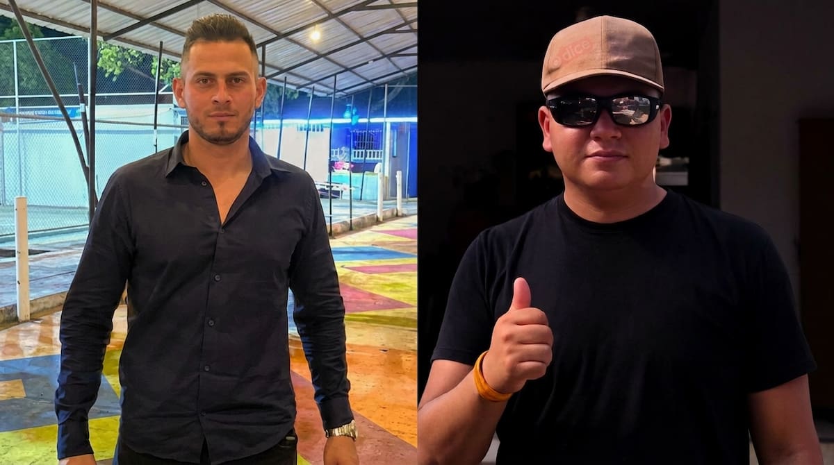 Jhoan Santiago González Villanova y Jhon Sebastián Álvarez Olarte.