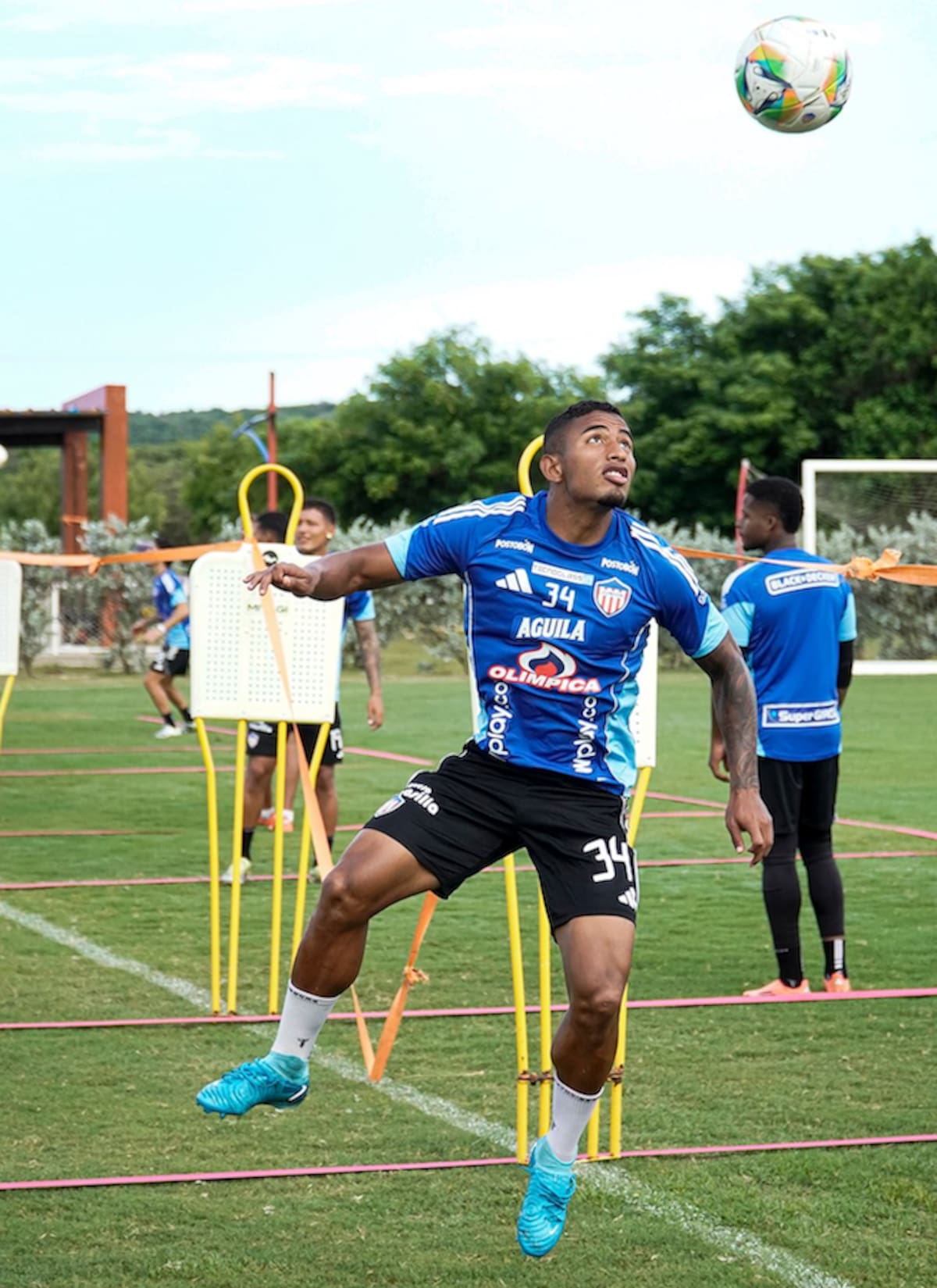 Jhomier Guerrero regresa a la titular de Junior en el partido de este domingo ante el América de Cali.//Cortesía.