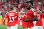 Video: Jhon Durán reapareció con gol para Benfica en la Europa League