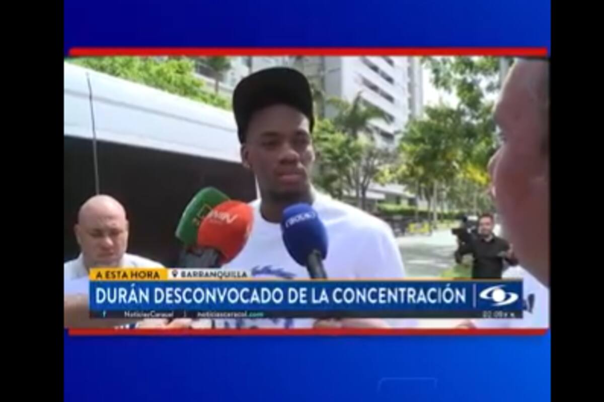 Video: lo que dijo Jhon Durán sobre su salida de la Selección Colombia