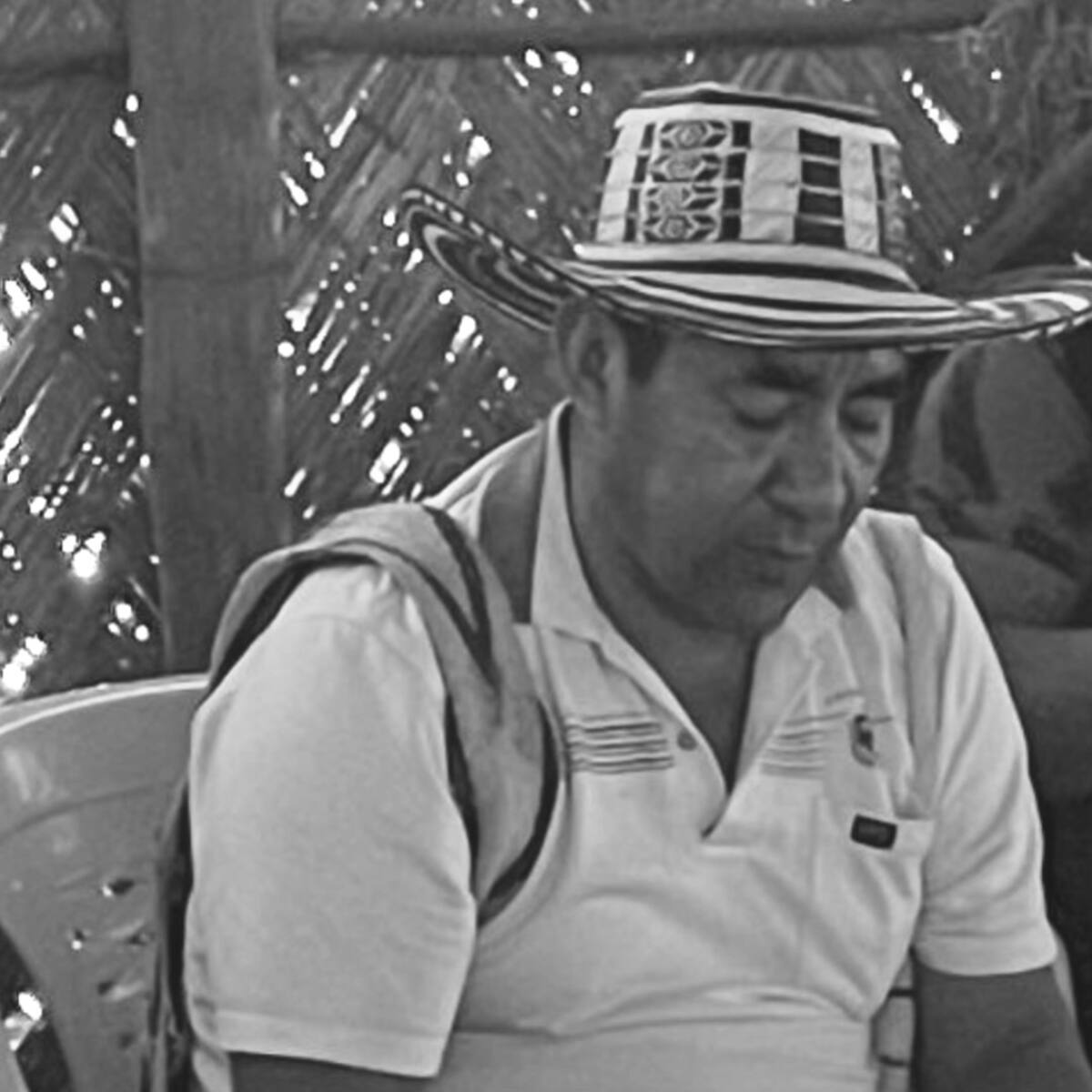 Jhony Mejía Loperena, de 51 años, líder indígena muerto en accidente de tránsito. // Foto tomada de Facebook