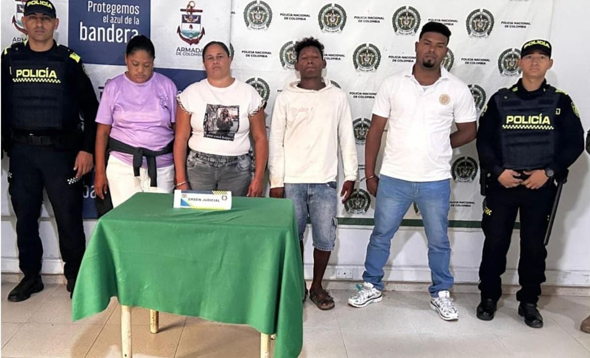 Los capturados presentan anotaciones judiciales.//SUMINISTRADA POR LA POLICÍA.