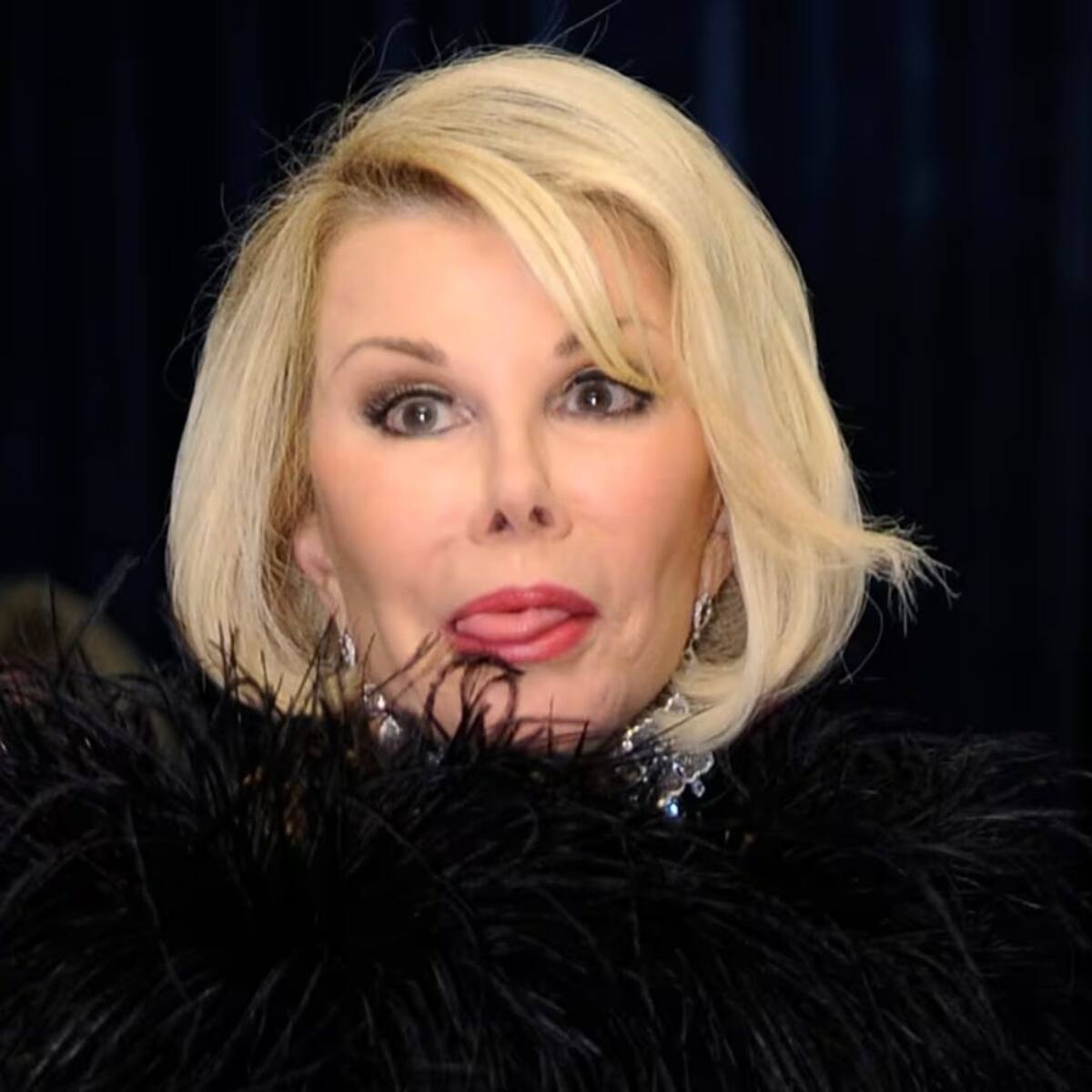 Joan Rivers, célebre comediante y actriz estadounidense. //Foto: tomada de Internet.