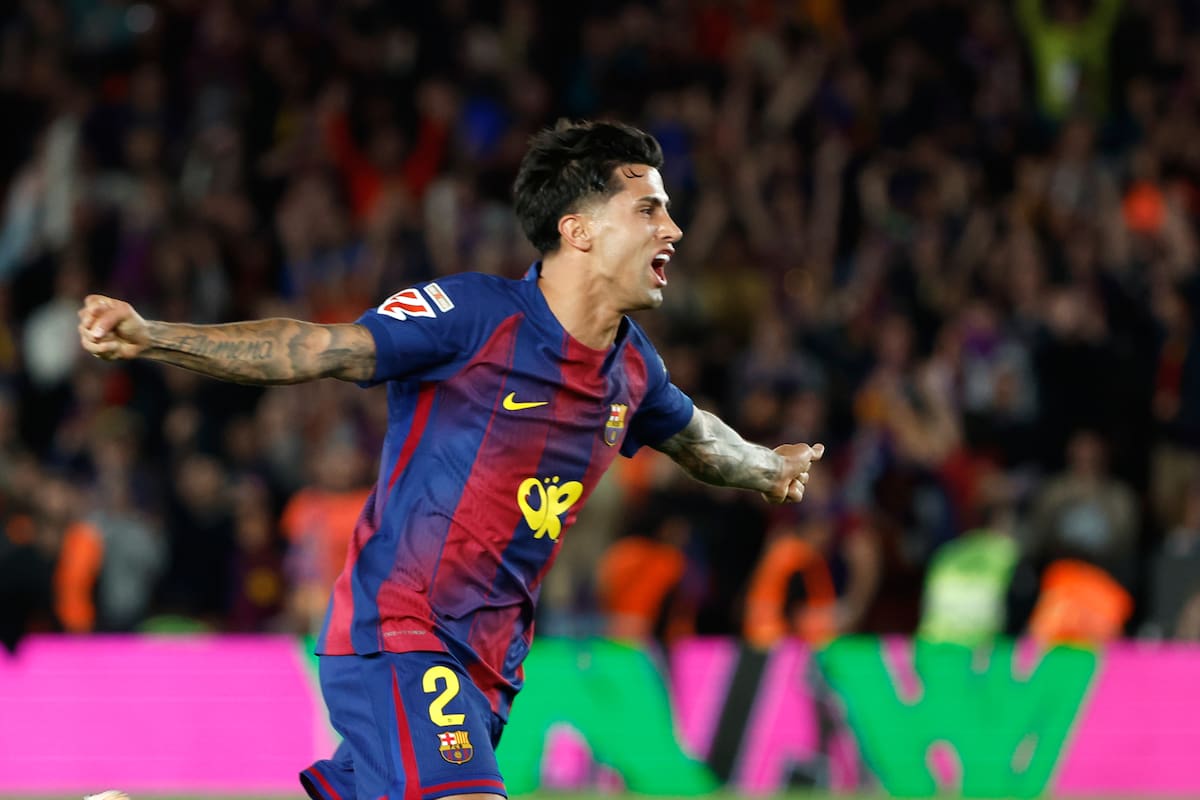 El portugués Joao Cancelo y el registro que conquistó tras LaLiga con Barcelona