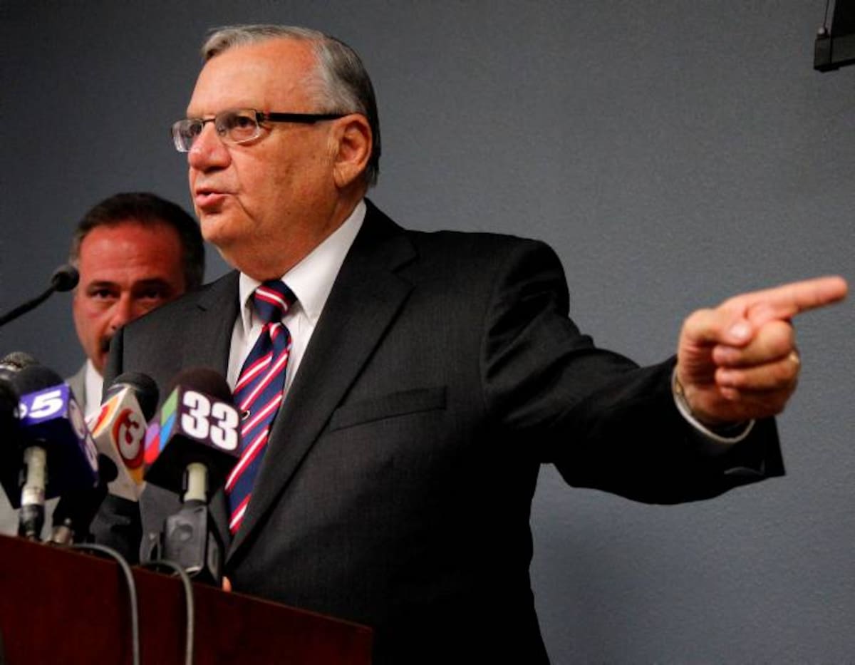 Joe Arpaio, alguacil del condado de Maricopa, Arizona. AP Matt York