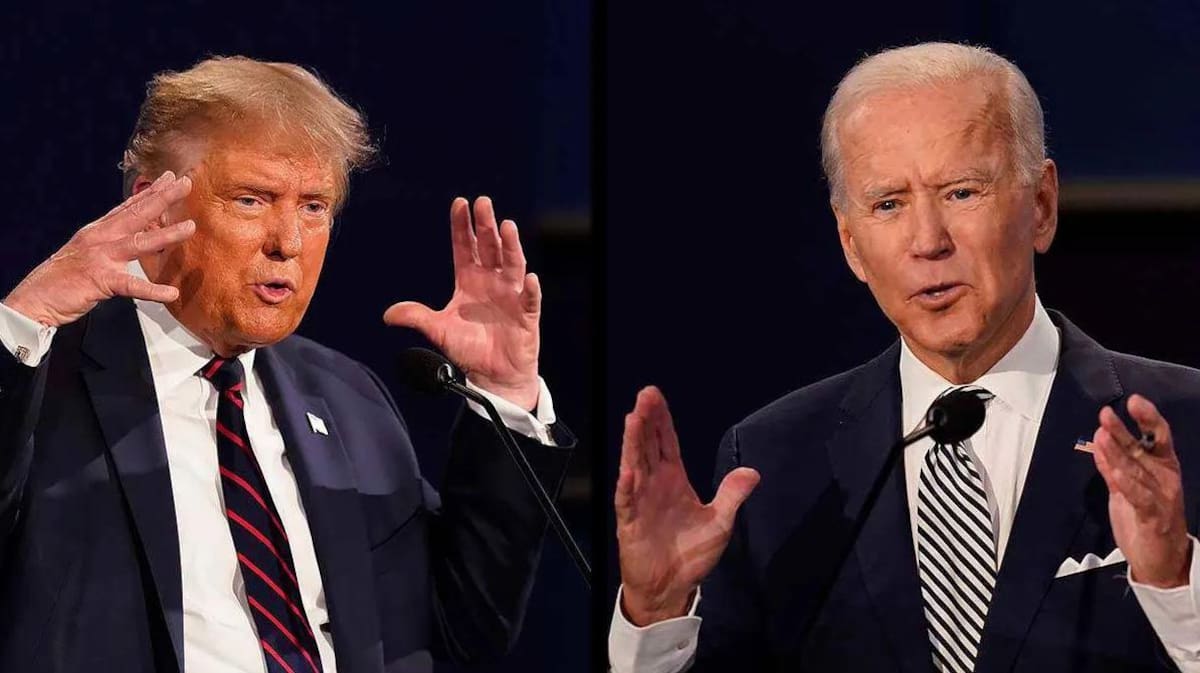 Donald Trump, presidente electo de Estados Unidos y Joe Biden, vigente presidente.//Archivo