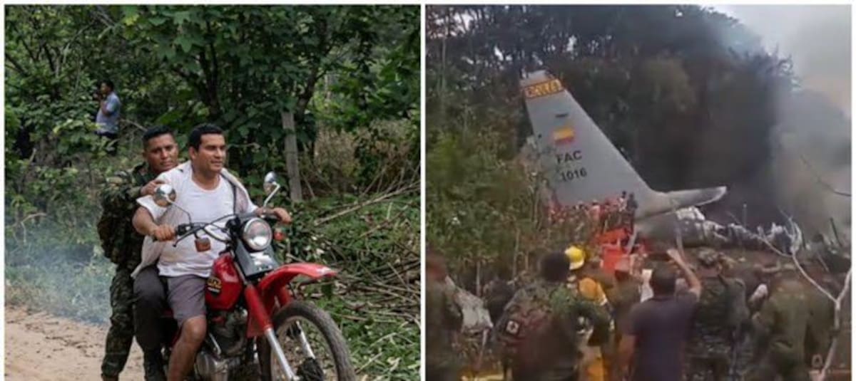 Johan Trujillo, el hombre que rescató a militares heridos tras accidente del C-130 en Putumayo.