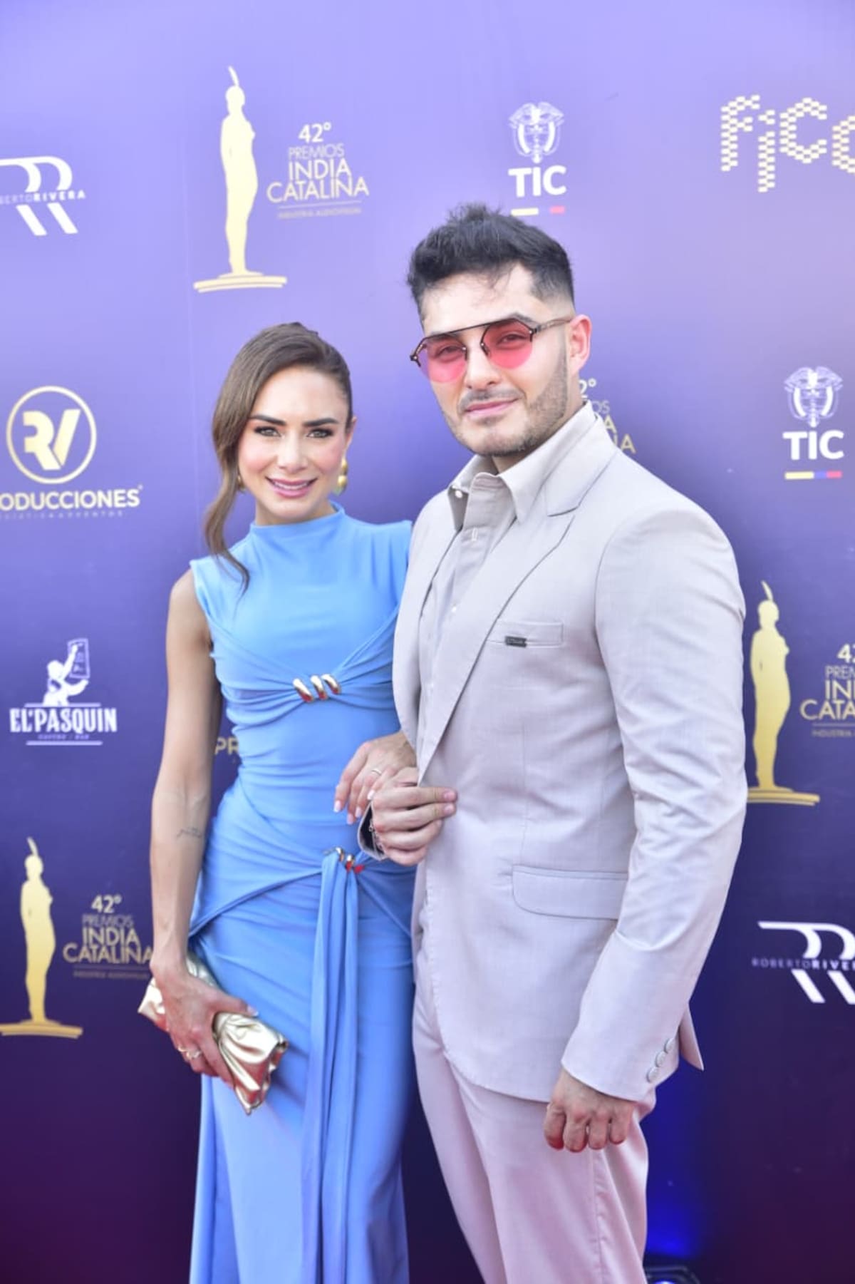 Johanna Fadul y Juanse Quintero.