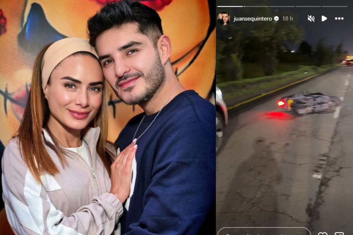 Video: Johanna Fadul y su esposo involucrados en accidente de tránsito
