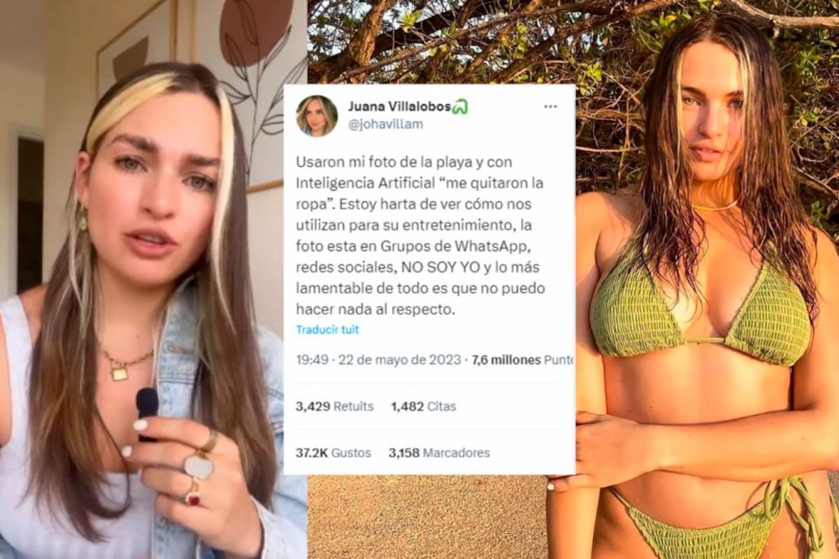 La desnudaron con inteligencia artificial: el caso de Johanna Villalobos