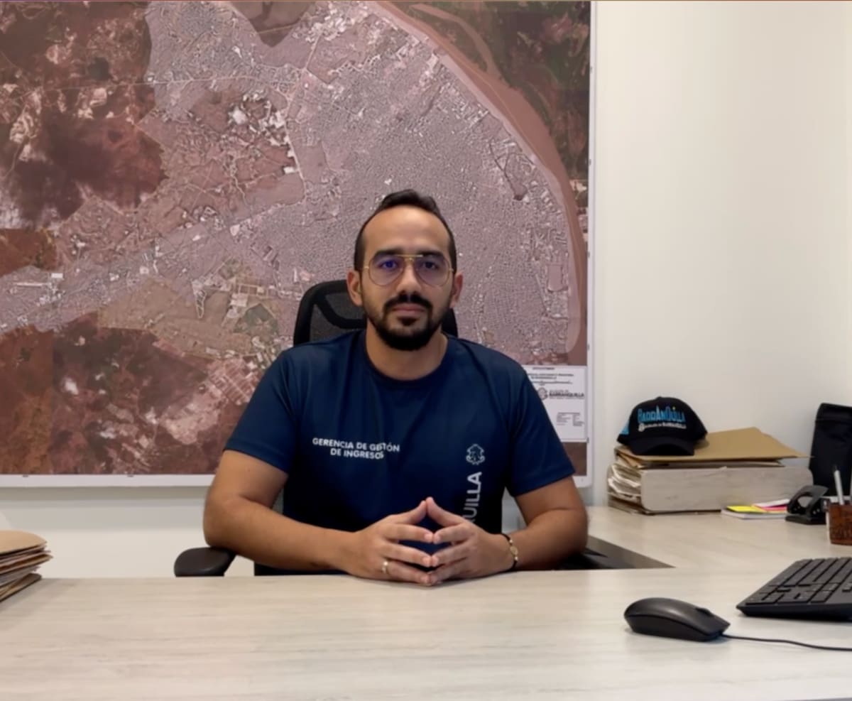 John Jairo Calderón, gerente de Gestión de Ingresos de la Alcaldía de Barranquilla.//Cortesía.