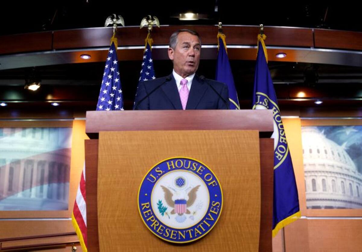 John Boehner, presidente de la Cámara de Representantes. AP Molly Riley