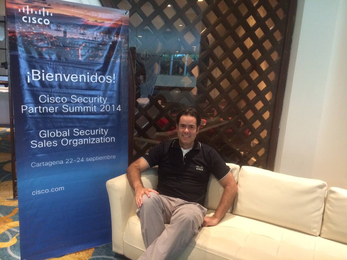John Ricardo León Buitrago, ingeniero consultor de Cisco (CSE). Cortesía