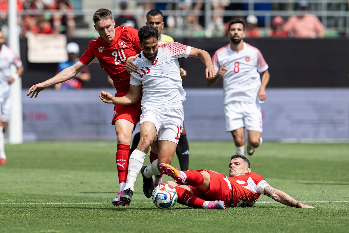 Jordania viene de ser goleada por Suiza en su penúltimo amistoso. //Foto, AP: Peter Schneider/Keystone