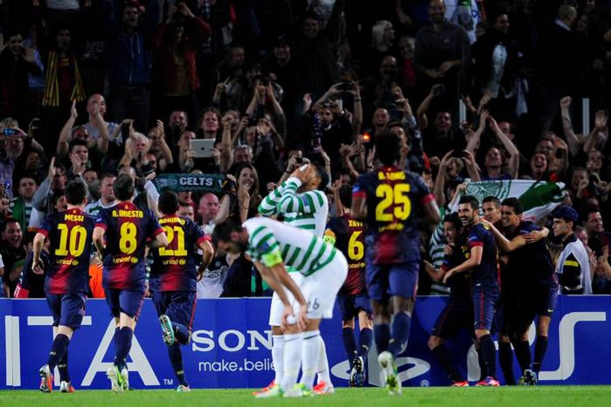 El encuentro transitó por las coordenadas habituales de los jugados por el grupo de Tito Vilanova esta temporada. AP MANU FERNANDEZ