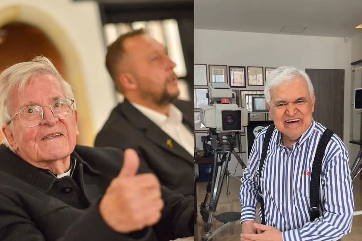 Jorge Barón sorprendió con reto al padre Diego Jaramillo: “¿Me acepta una batalla de aura?”