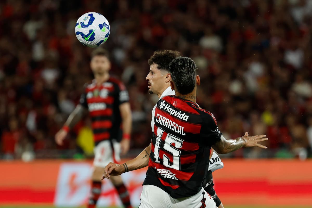 Jorge Carrascal se ha vuelto una pieza fundamental en Flamengo. //Foto, EFE: Antonio Lacerda