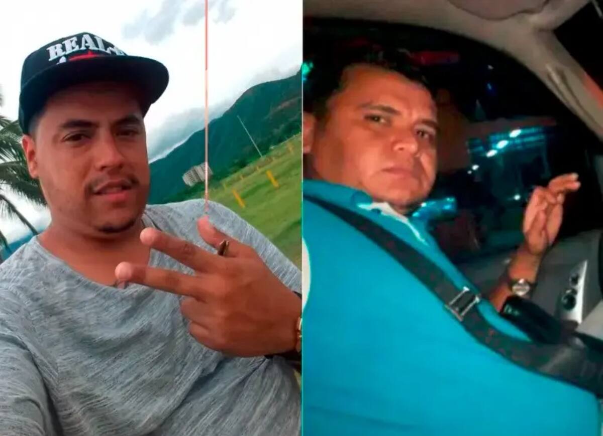 Jorge Eliécer Díaz, alias Castor, y Digno José Palomino, alias Digno Palomino. Foto: El Colombiano