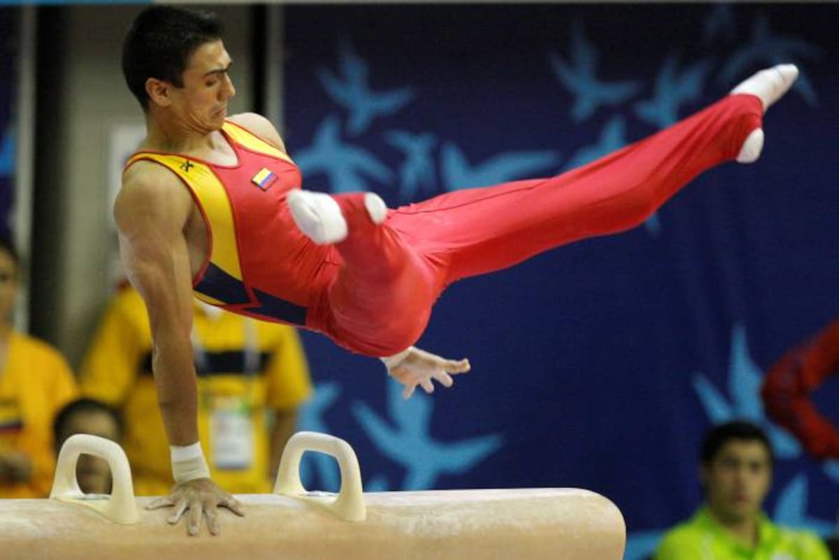 El gimnasta colombiano Jorge Hugo Giraldo AP Julie Jacobson