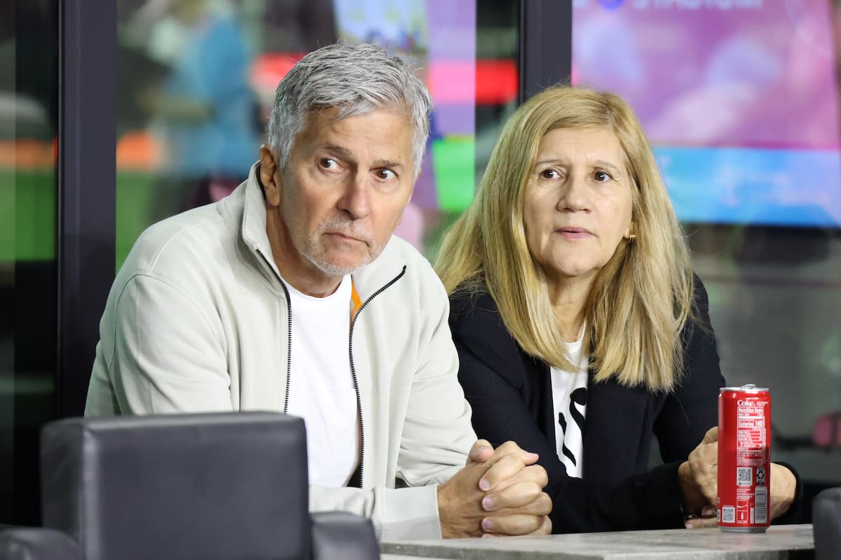 Imagen de archivo de los padres de Lionel Messi, Jorge Messi (i) y Celia Cuccittini. //Foto, EFE: Giorgio Viera