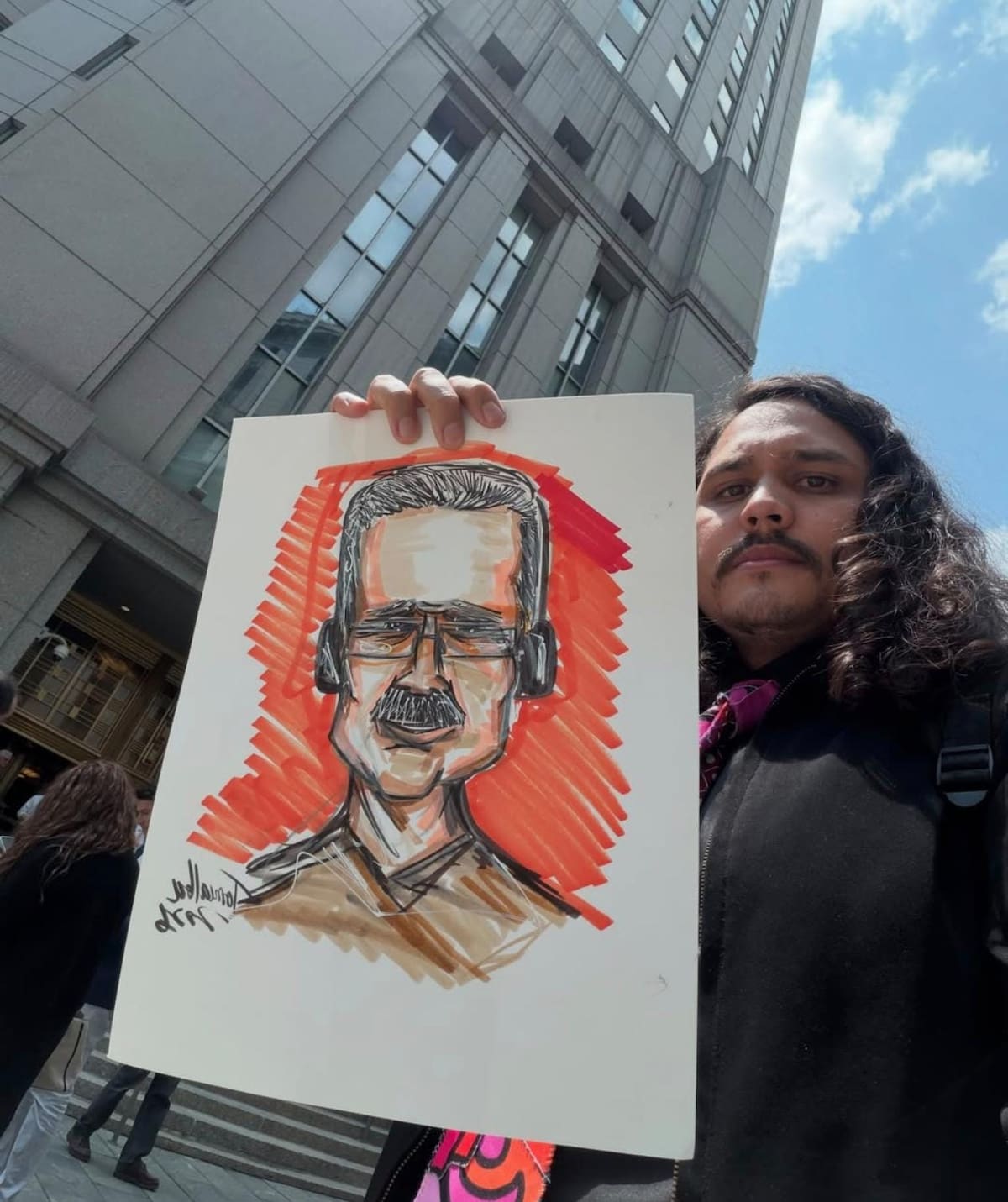 Jorge Torrealba, caricaturista venezolano que retrató a Nicolás Maduro tras seis meses preso. // Foto: tomada de IG @jorgetorrealba.