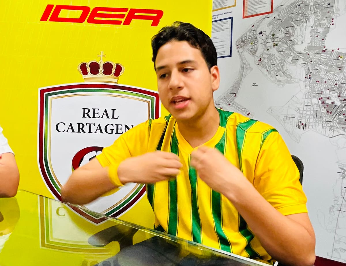 Jorge Díaz, nuevo socio de Real Cartagena. //CARLOS CABALLERO EL UNIVERSAL
