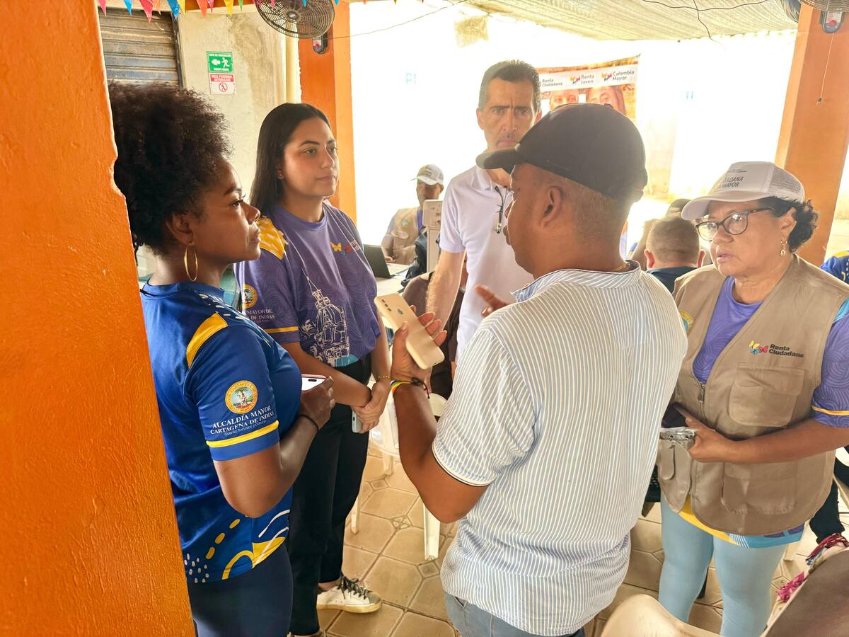 Jornada de Renta Ciudadana en Tierra Baja. // Foto: Cortesía