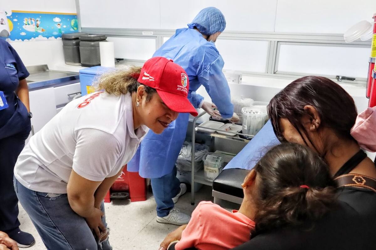La Secretaría de Salud del Atlántico reportó el compromiso de los padres para llevar a us hijos a la Primera Jornada Nacional de Vacunación.//Cortesía.