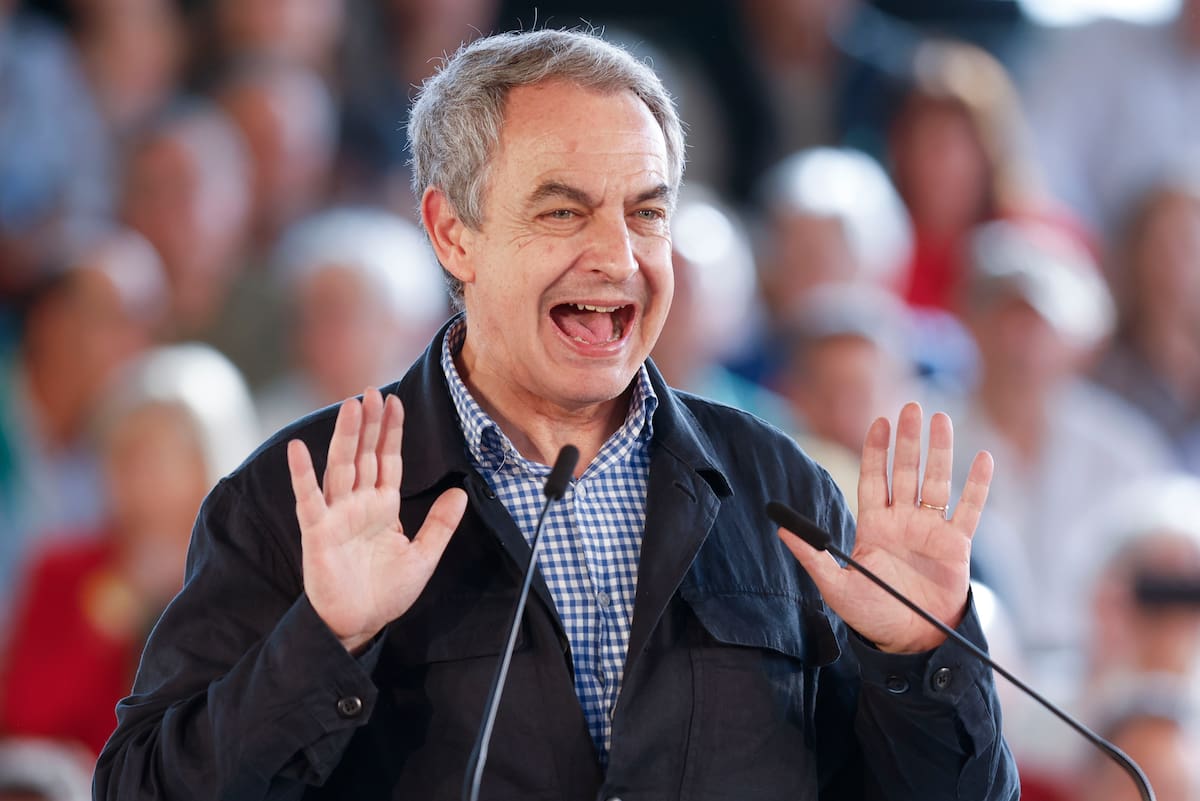 El expresidente del Gobierno José Luis Rodríguez Zapatero. // EFE/ Jorge Zapata