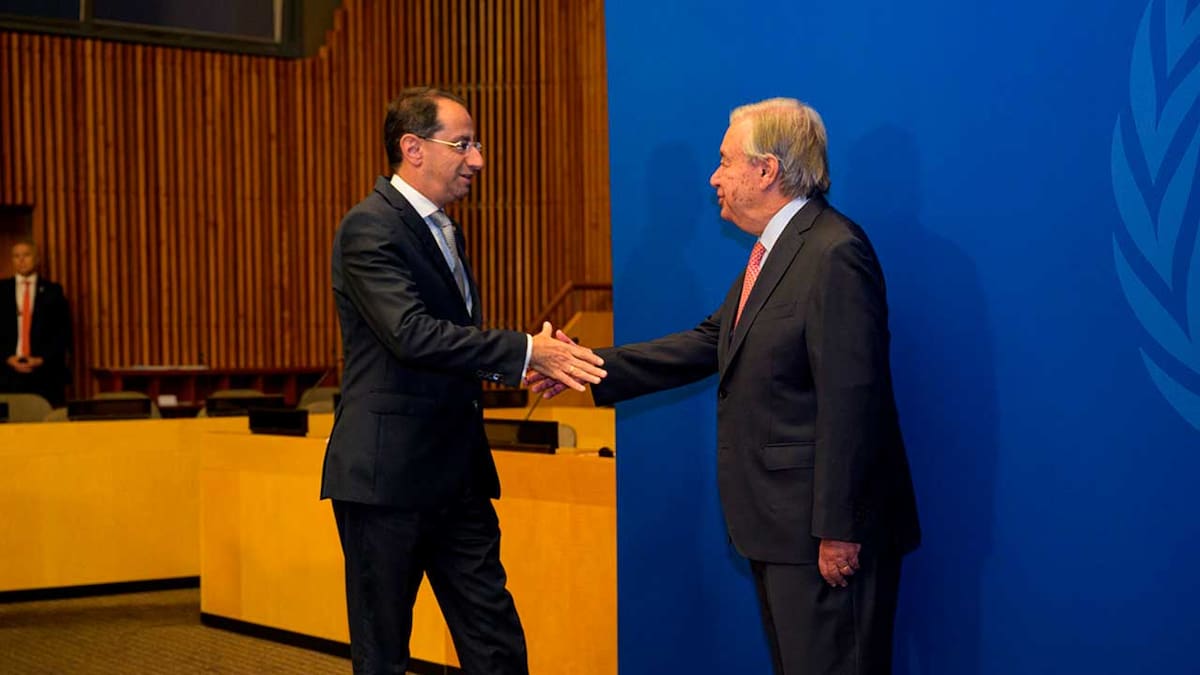 José Manuel Restrepo ante la ONU. // Foto: cortesía de la Presidencia de la República.