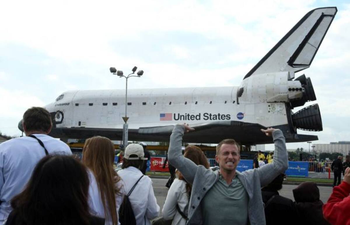 En el museo estatal California Science Center fue trasladado el Endeavour AP