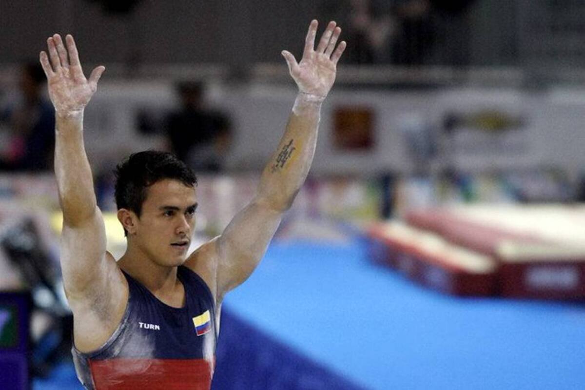 El gimnasta Jossimar Calvo y su esposa heridos en explosión en Cúcuta. // Foto: Archivo / VANGUARDIA LIBERAL.
