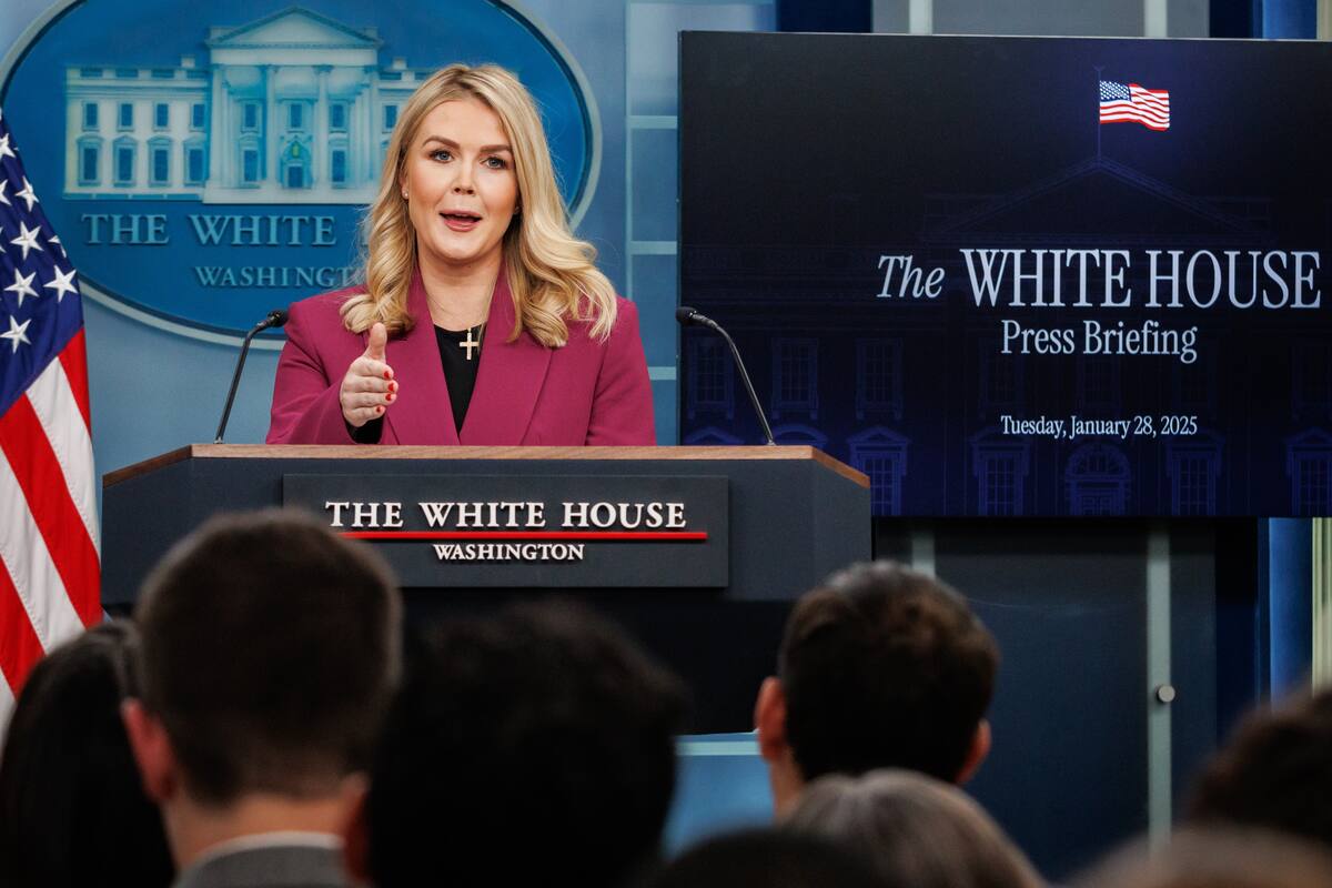 Karoline Leavitt, portavoz de la Casa Blanca. //EFE