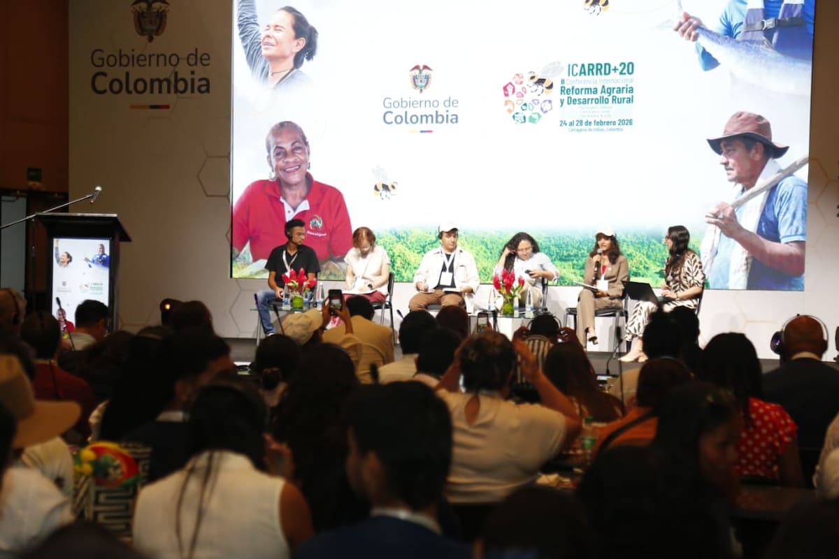 Jóvenes hacen presencia en ICARRD+20 en la ciudad de Cartagena // Luis Herrán.
