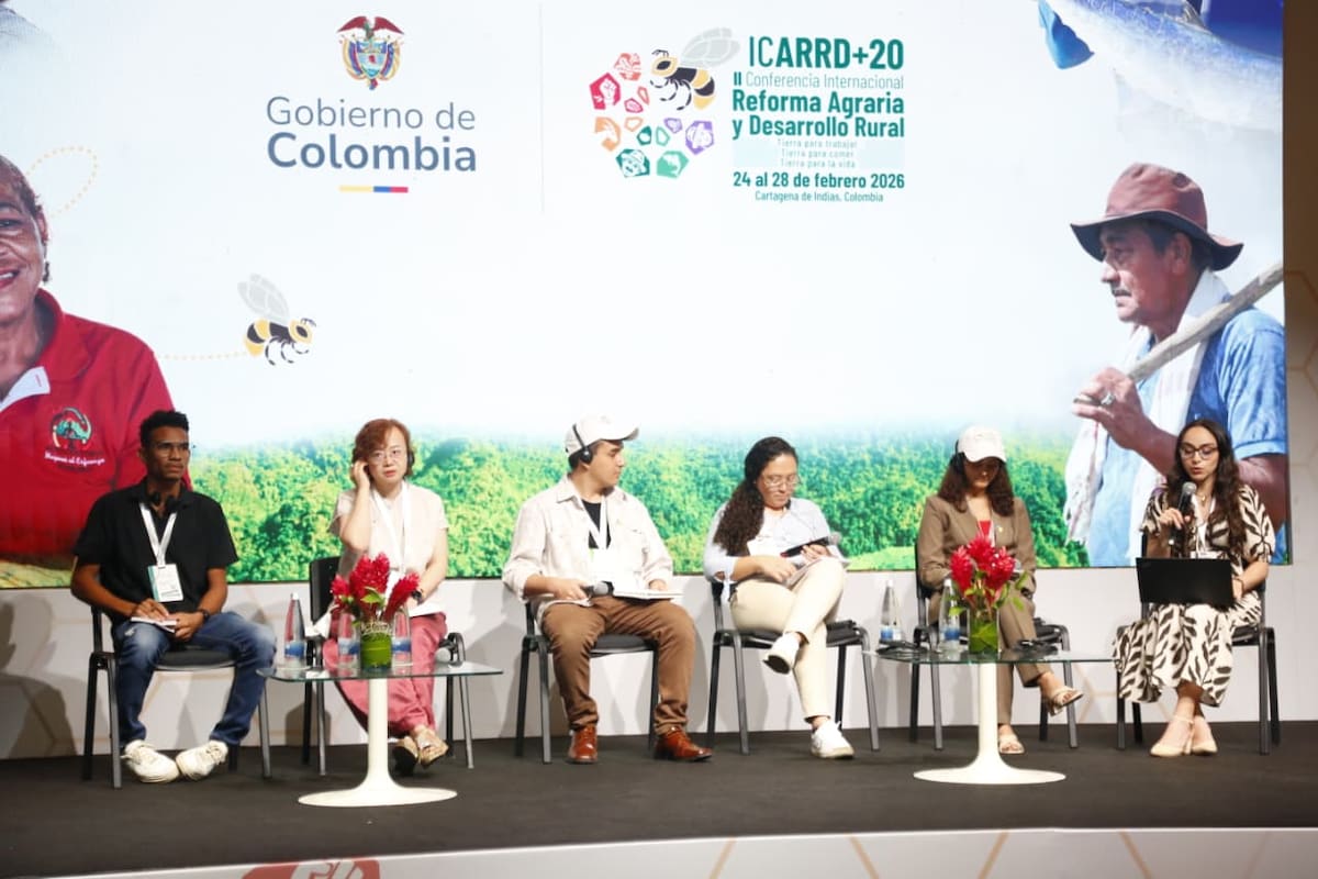 Jóvenes hacen presencia en ICARRD+20 // Luis Herrán.