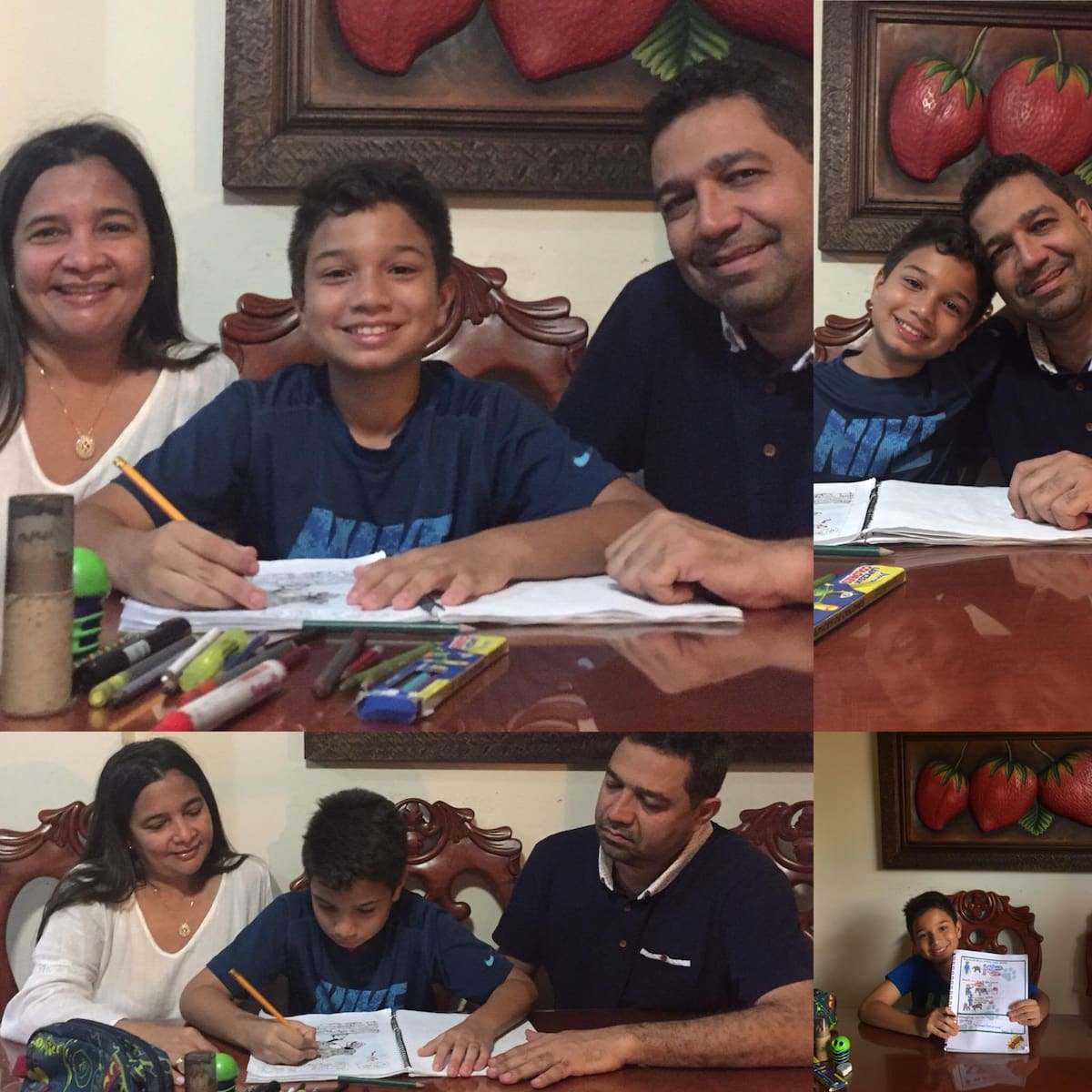 Juan Camilo Paternina junto a sus padres, pilares de su formación personal y académica. // Foto: cortesía Juan C. Paternina