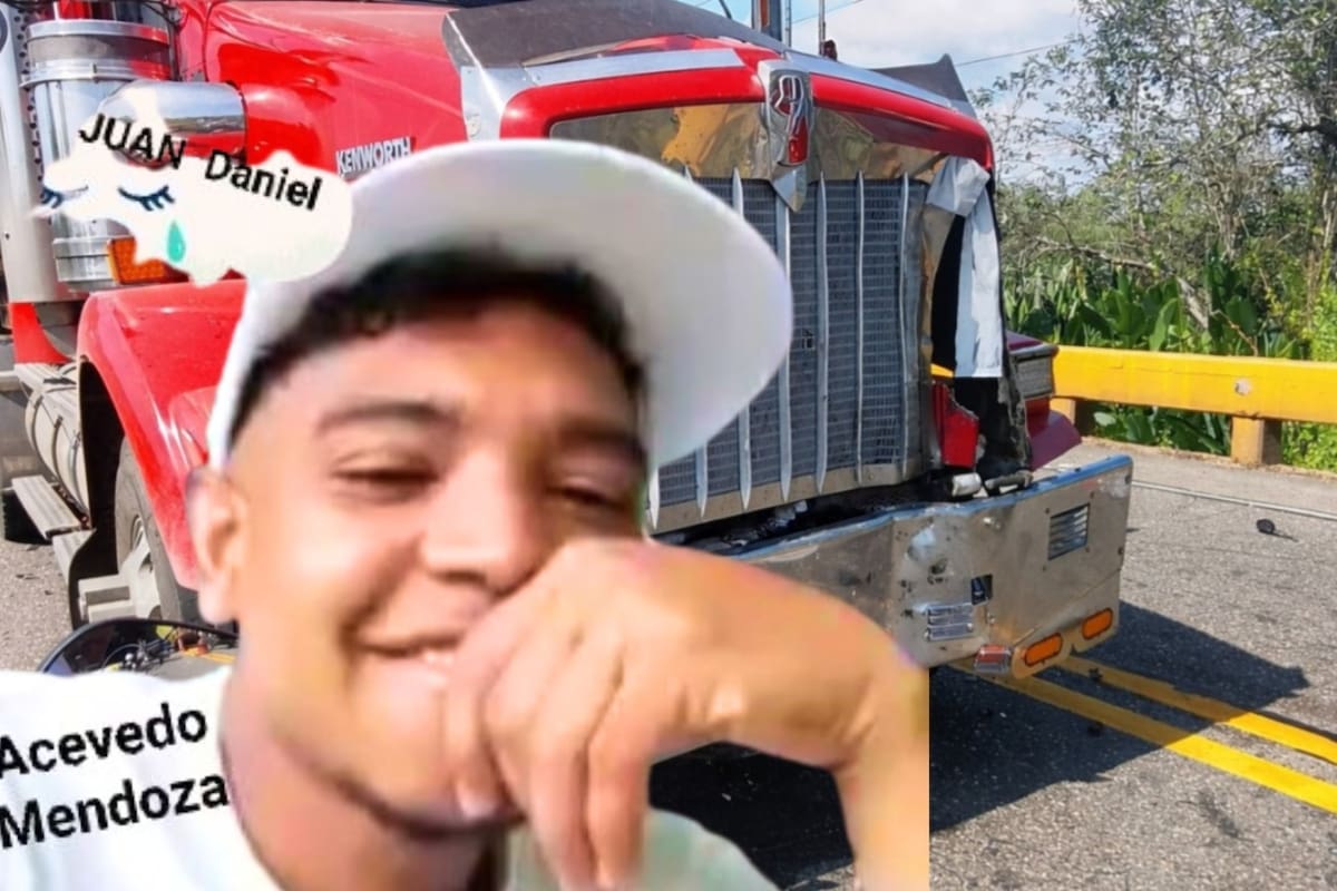 Juan Daniel Acevedo, el motociclista que murió en un fuerte accidente en Sincerín