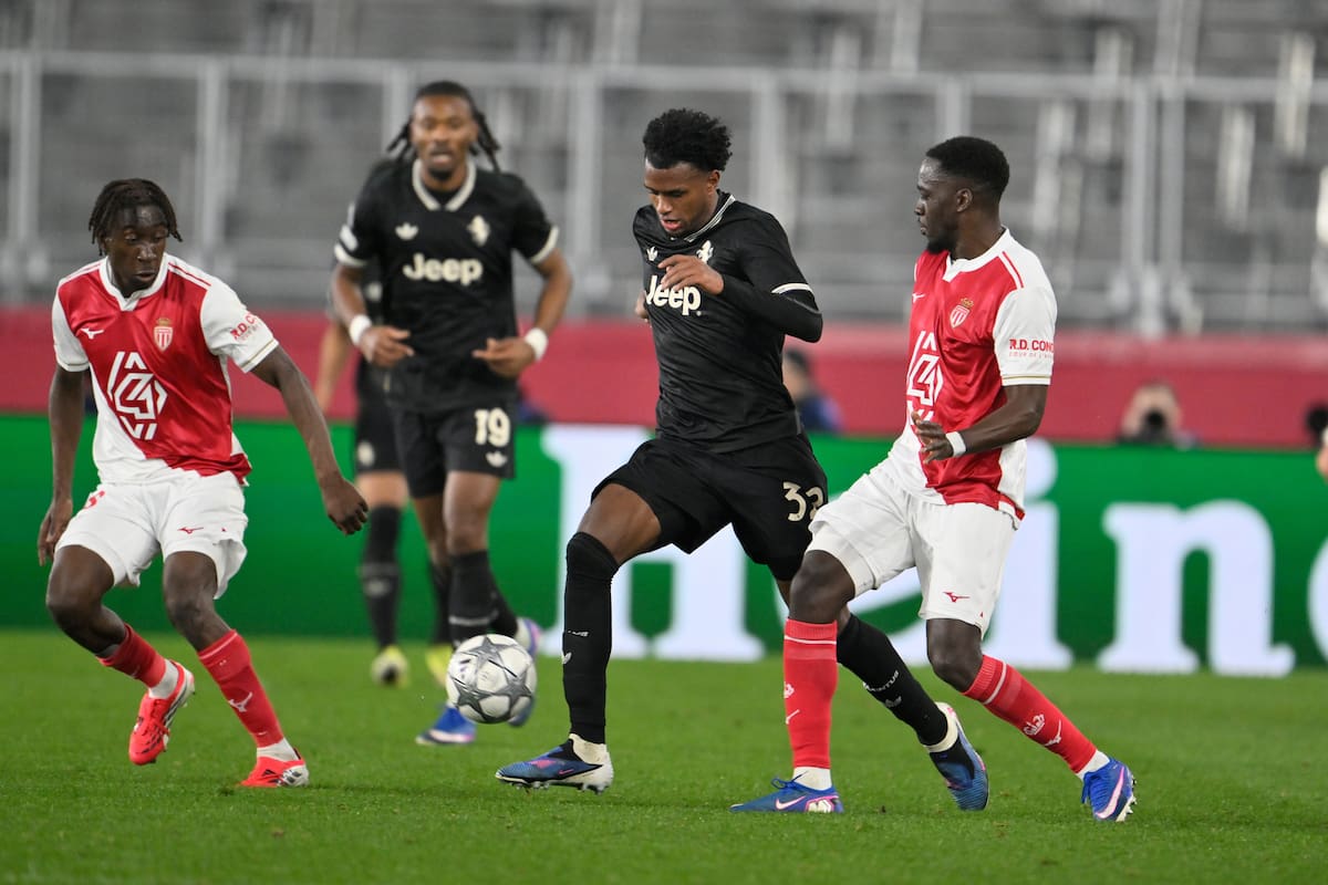 Juan David Cabal estuvo presente en el empate de Juventus y Mónaco. //Foto, AP: Philippe Magoni