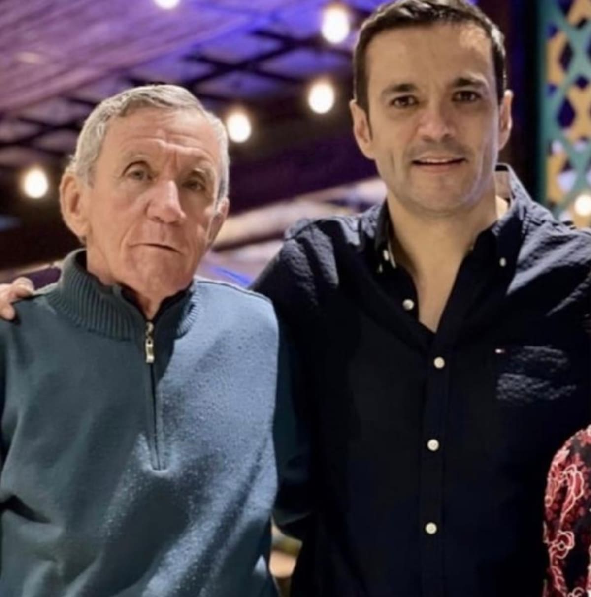 Juan Diego Alvira compartió en redes sociales la partida de su padre, Luis Fernando Alvira. // Foto: tomada de IG @juandiego. alvira.
