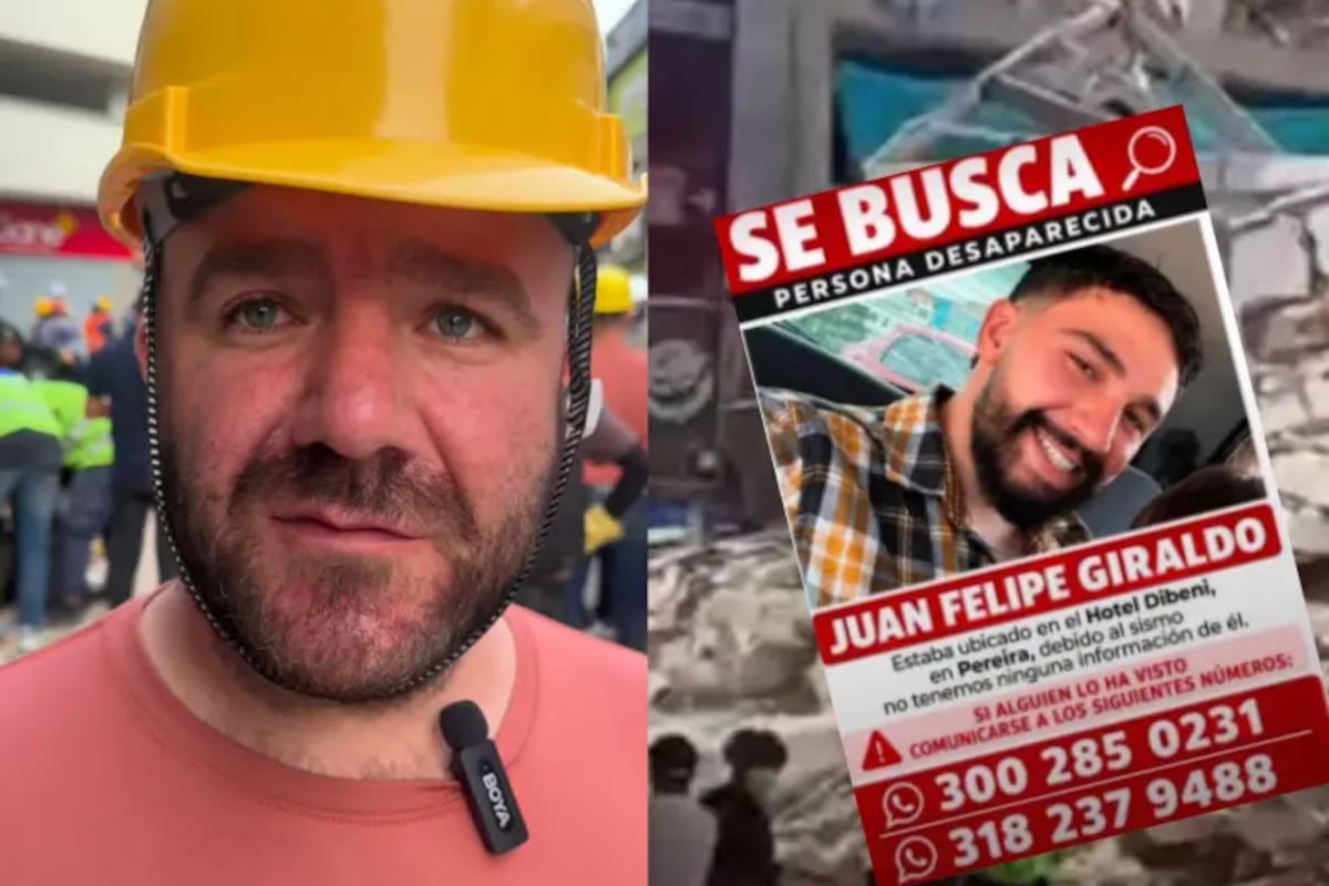 Desaparecido tras terremoto en Pereira: familia de Juan Felipe Giraldo pide ayuda, su boda es el domingo